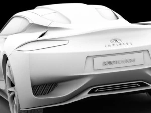 conceito emergente do infiniti Modelo 3D