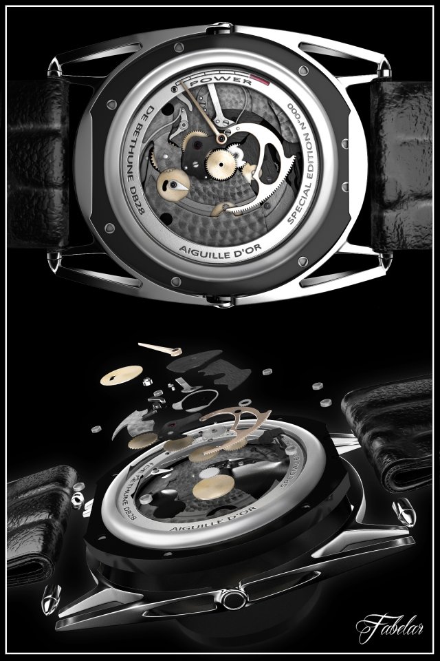 watch mechanism 6 3D Model .c4d .max .obj .3ds .fbx .stl .blend 