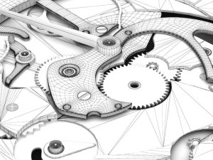 watch mechanism 6 3D Model