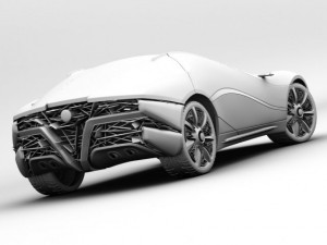 bertone concepts 2 3D Model