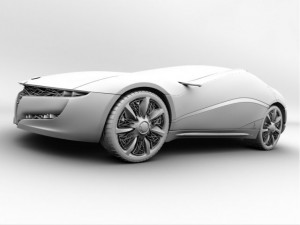 bertone concepts 2 3D Model