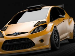 ford fiesta s2000 vray 3D Model