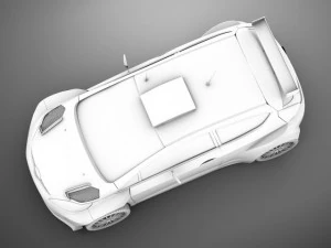 ford fiesta s2000 vray 3D Model