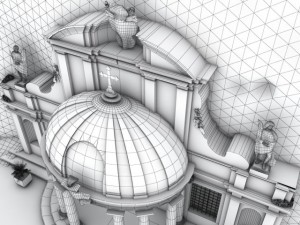 sant emidio alle grotte temple 3D Model