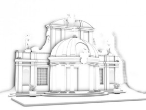 sant emidio alle grotte temple 3D Model