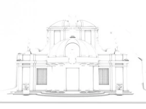 sant emidio alle grotte temple 3D Model