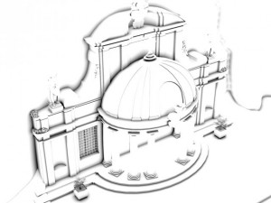 sant emidio alle grotte temple 3D Model