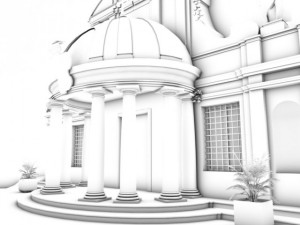 sant emidio alle grotte temple 3D Model