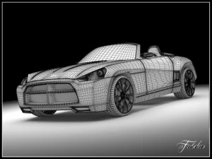 dodge demon vray 3D Model
