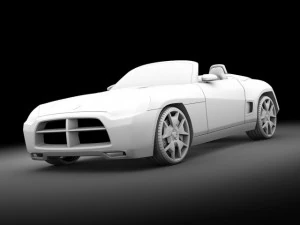 dodge demon vray 3D Model