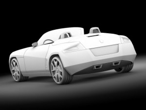 dodge demon vray Model 3D