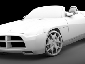dodge demon vray Model 3D
