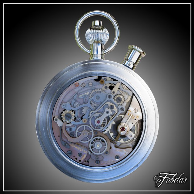 watch 7 std mat 3D Model .c4d .max .obj .3ds .fbx .stl .blend 