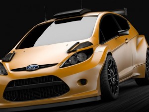 ford fiesta s2000 std mat Modelo 3D