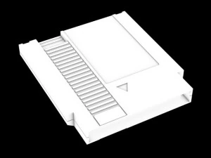 Cartucho Nes Modelo 3D