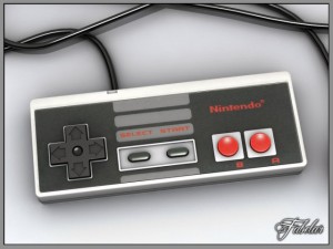 Nes controller 3D 模型