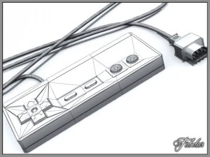 Nes controller 3D Model