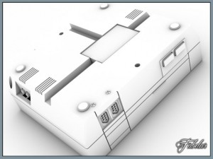 nes console only Modello 3D