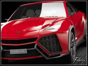 兰博基尼 urus vray 3D 模型
