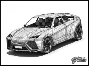 lamborghini urus vray 3D मॉडल