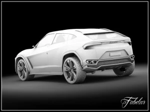 兰博基尼 urus vray 3D 模型