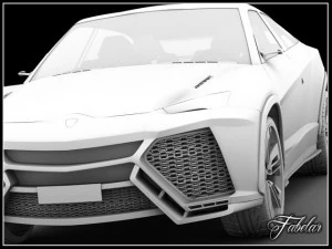 兰博基尼 urus vray 3D 模型