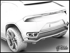 兰博基尼 urus vray 3D 模型