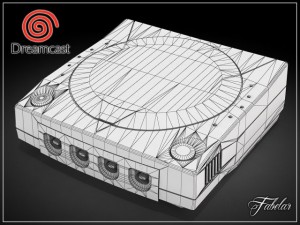 sega dreamcast Model 3D