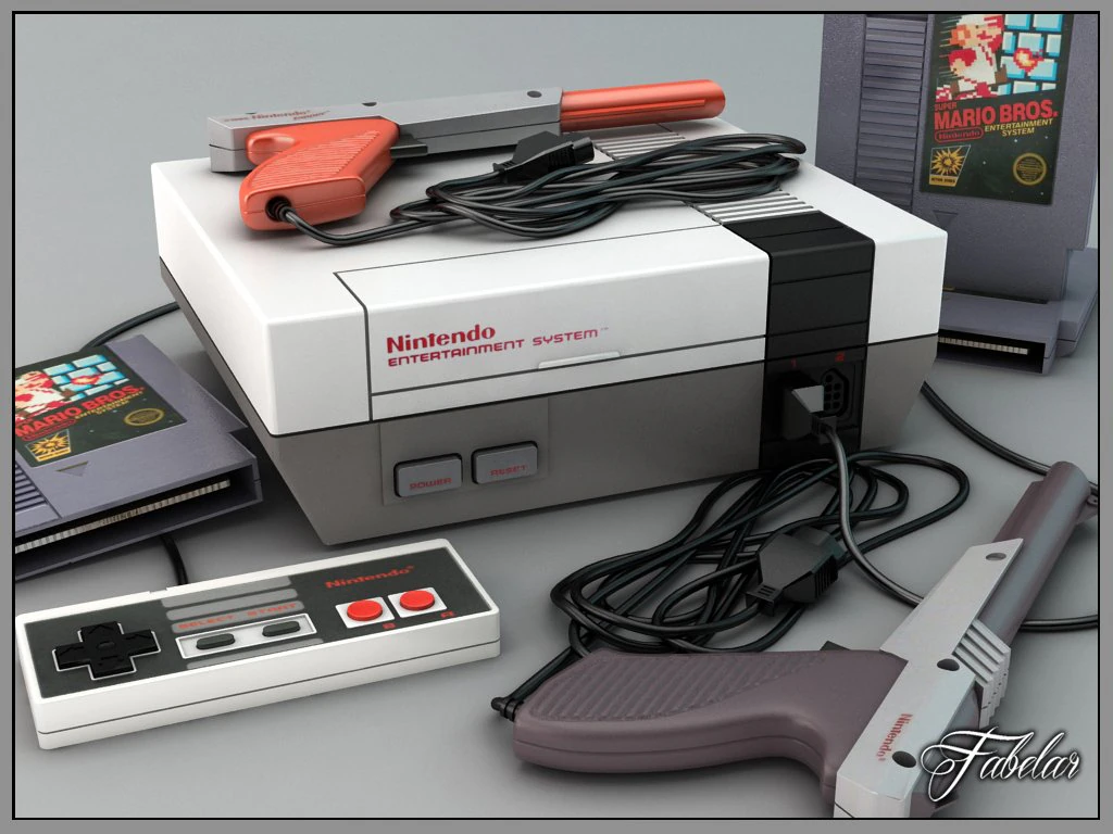 nes luxury pack 3D Model .c4d .max .obj .3ds .fbx .stl .blend 