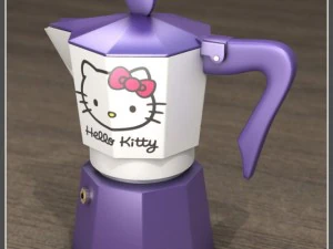 ol&aacute; kitty moka 1 Modelo 3D