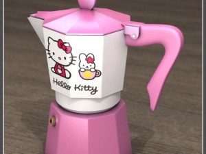 hello kitty moka 2 Modello 3D