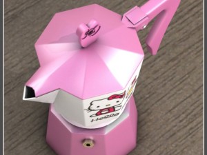 hello kitty moka 2 Modello 3D