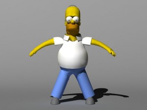 simpsons collection 1 3D 모델