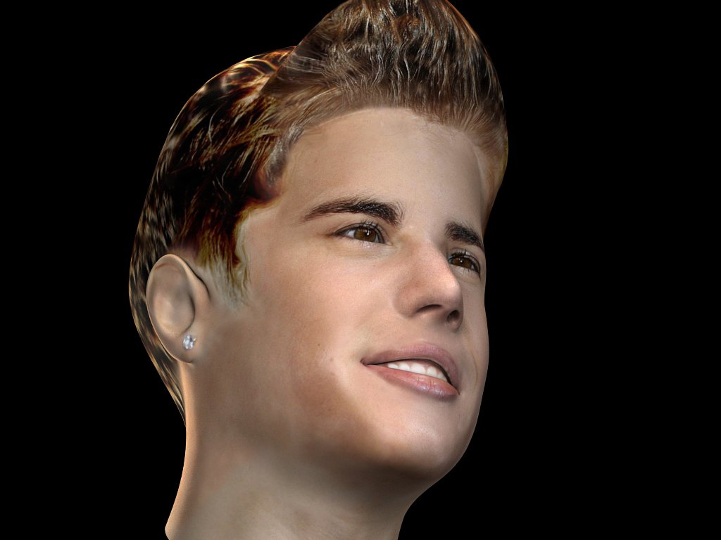 Justin Bieber 3D Model in Man 3DExport