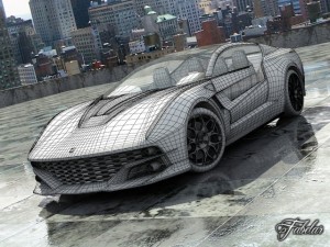 giugiaro brivido 20 Model 3D