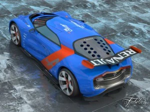 renault alpine a11050 20 3D Model