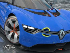 renault alpine a11050 20 3D Model