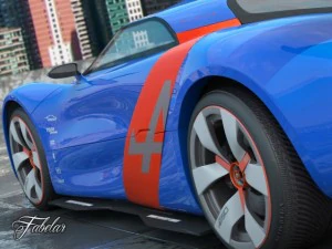 renault alpine a11050 20 3D Model