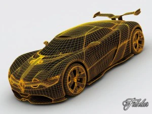renault alpine a11050 20 3D Model