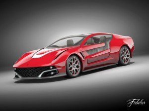 giugiaro brivido 10 std mat 3D Model