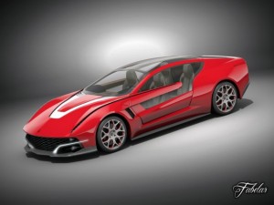 giugiaro brivido 10 std mat 3D Model