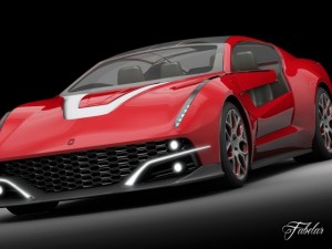 giugiaro brivido 10 std mat 3D Model