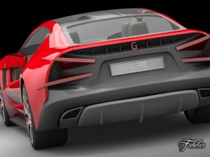 giugiaro brivido 10 std mat 3D Model