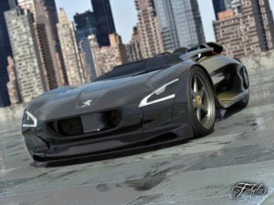 peugeot ex1 20 3D Model