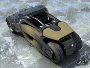 peugeot ex1 20 3D Model