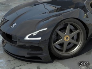 peugeot ex1 20 3D-Modell