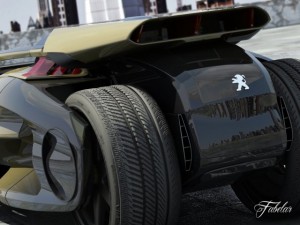 peugeot ex1 20 3D-Modell