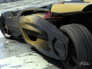peugeot ex1 20 3D Model
