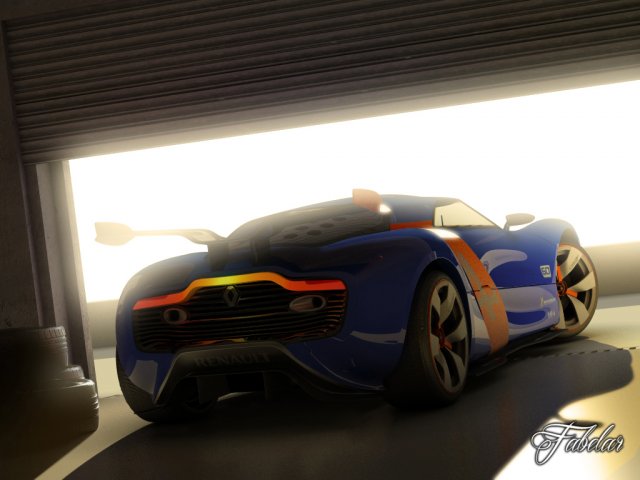 renault alpine a11050 3D Model .c4d .max .obj .3ds .fbx .stl .blend 