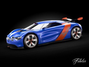 renault alpine a11050 3D Model